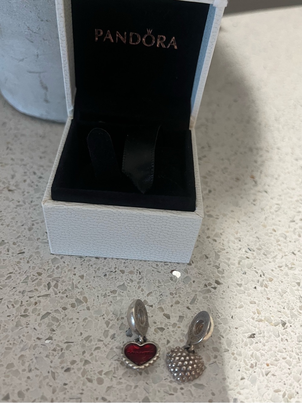 Authentic Pandora Piece of My Heart Mother / Daughter Charm - Picture 5 of 9